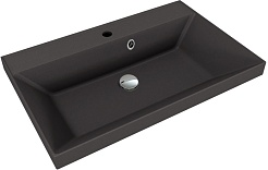 Style Line Раковина мебельная Asti 70х45 кварц антрацит – фотография-1